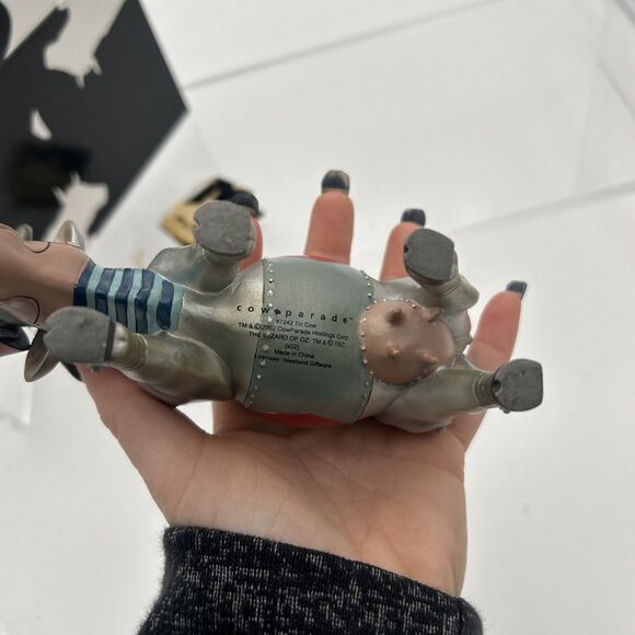 2002 Cow Parade Wizard of Oz Tin Man Cow No. 7242 w/ Box - Picture 11 of 14